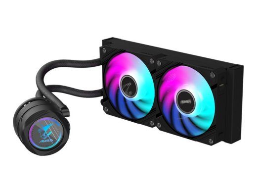 Aorus WATERFORCE II 240 Veekülm 1-pack Must Valge 120mm
