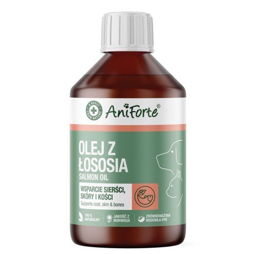 ANIFORTE Lõheõli - täiendused koertele ja kassidele - 250ml