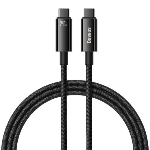 Baseus Tungsten Gold 240W USB-C kuni USB-C kaabel 2m