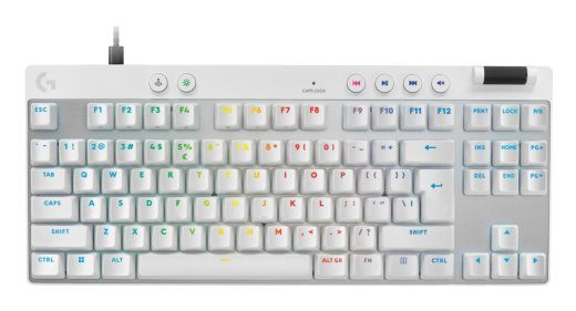 Logitech G PRO X TKL Rapid klaviatuur Mängimine USB QWERTY US rahvusvaheline valge