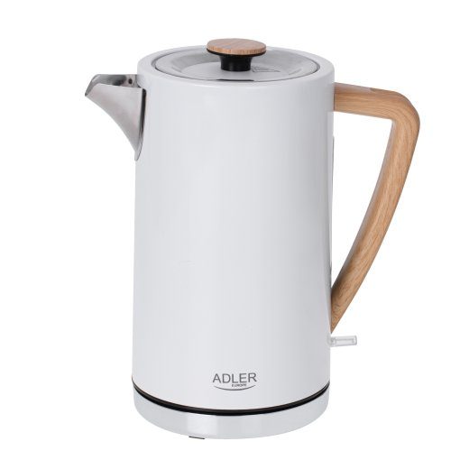 Adler Keetja AD 1347w Elektriline 2200 W 1.5 L Roostevaba teras 360° pööratav alus Valge