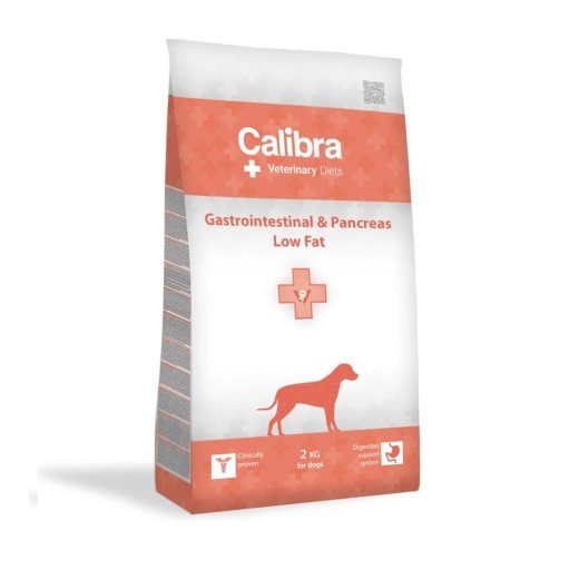 CALIBRA VD Koer Gastrooinärne & Pankreatiit Madala Rasvasisaldusega - kuiv koeratoit - 2kg