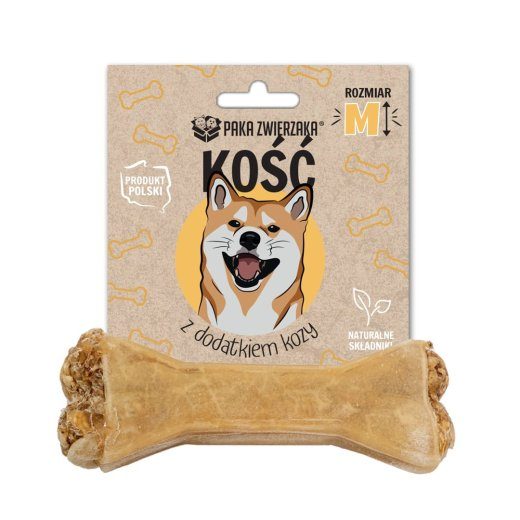 PAKA ZWIERZAKA Luu kitsedega M 12 cm - koera närimisvahend - 55g