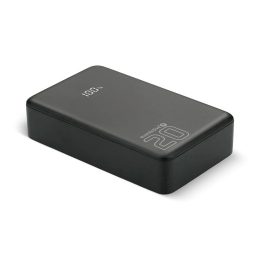 20000mAh, 1x USB, 2x USB-C, 20W, QC4+, LCD screen Powerbank Black