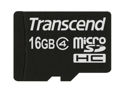 Transcend 16GB microSDHC kaart