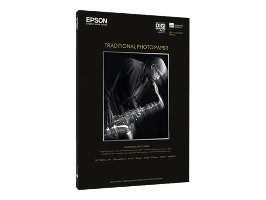 Epson Traditional Photo Paper Foto Paper A4 (210 x 297 mm) 25 sheets