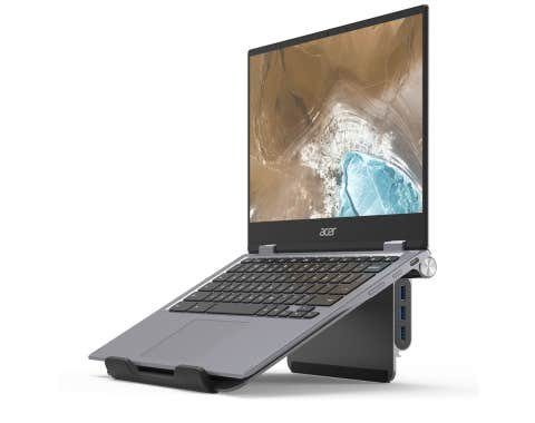 Acer tugi koos 5-in-1 dokiga 270 x 45 x 300 mm hõbedane