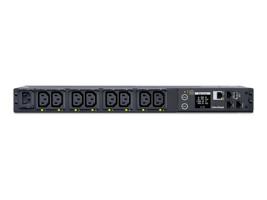 CyberPower Lülitatud seeria PDU41004 Võimsusjaotusühik 8-kontakt 12A must 3,05m