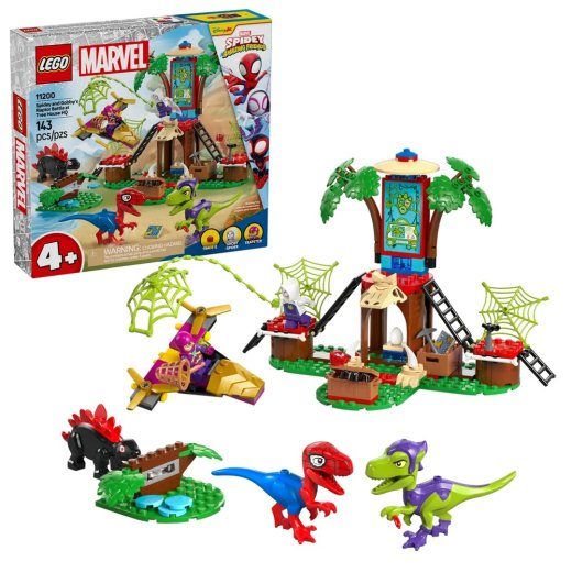 LEGO MARVEL 11200 Spidey and Gobby’s Raptor Battle at Tree House HQ