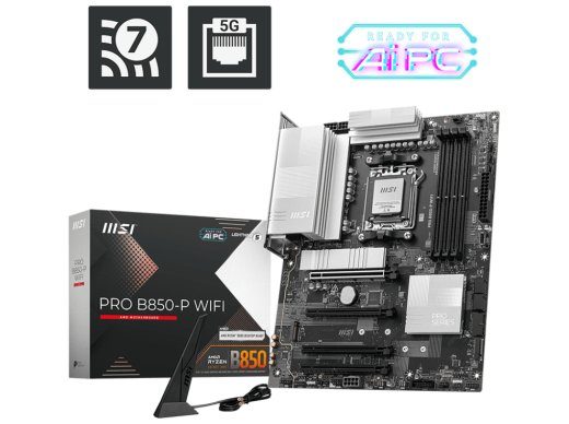 MSI Pro B850-P WiFi ATX eemand plaat AM5 jaoks AMD B850