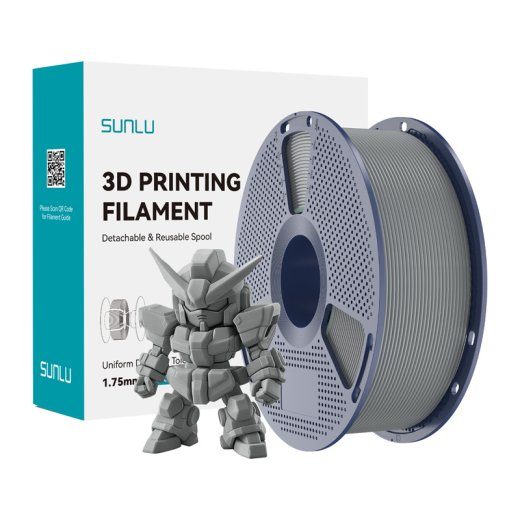 Sunlu PLA+ 2.0 pluoštas (pilkas)