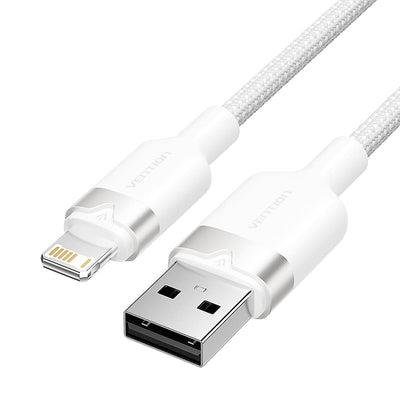KAABEL USB2.0 LIGHTNING/1M WHITE LANWF VENTION