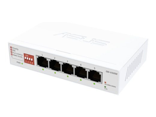 ASUS QG-U1050 Lüliti 5-Portiline 2.5 Gigabit Ethernet
