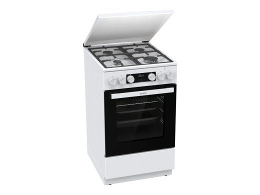 Gorenje GK5C42WF-B Cooker Hob type Gas Oven type Electric White Width 50 cm Depth 59.4 cm Grilling Energy efficiency class A 70 L