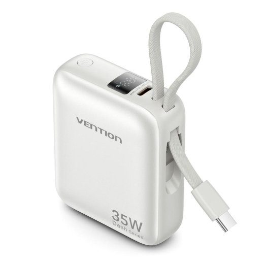 VÕIMUPANK USB 10000MAH 35W/MINI BEIGE FHEN0 VENTION