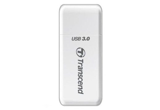 MÄLU LUGER FLASH USB3.1/VALGE TS-RDF5W TRANSCEND
