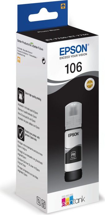 Epson Ecotank Photo 106 tintide pudel Must