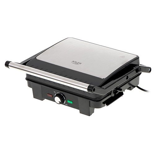 Adler elektrigrill XL AD 3051 Laua 2800 W Must/Roostevaba teras