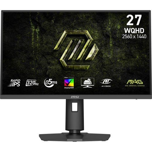 MSI MAG 274QPF X32 27 colių 2K Fast IPS monitorius su HDMI ir DisplayPort, 320Hz