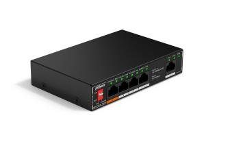DAHUA SF1005-EUR Kujuvõrk Laua-/seinale paigaldatav 5xRJ-45 porti RJ-45 portide tüüp Kiire Ethernet (10/100) 5xKiire Ethernet (vask) porti quan