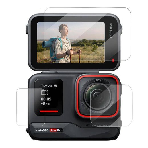 „TELESIN“ grūdintas stiklas „Insta360 Ace Pro / Ace“ kamerai