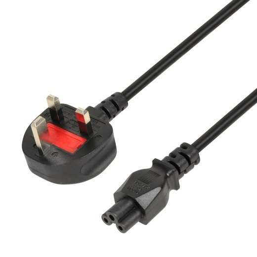 iBOX 1.8m UK Plug Toitekaabel Laptopidele