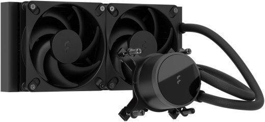 Fractal Design Veejahutus Radius 240 Must Intel, AMD