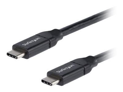 StarTech.com USB C į USB C kabelis - 1.5 pėd. / 0.5m - 5A PD - baltas - USB 2.0 - USB-IF sertifikuotas - USB Type C kabelis - USB C įkrovos kabelis...