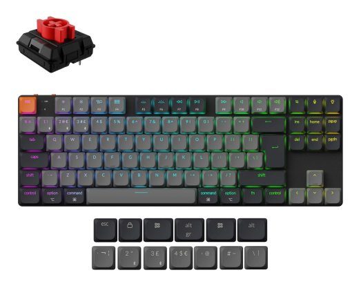 KLAVIATŪRA WRL K1/BLACK K1X-A1 KEYCHRON