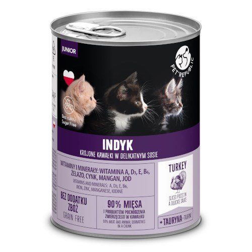 PET REPUBLIC Junior Türgi niiske kassitoit - 400g