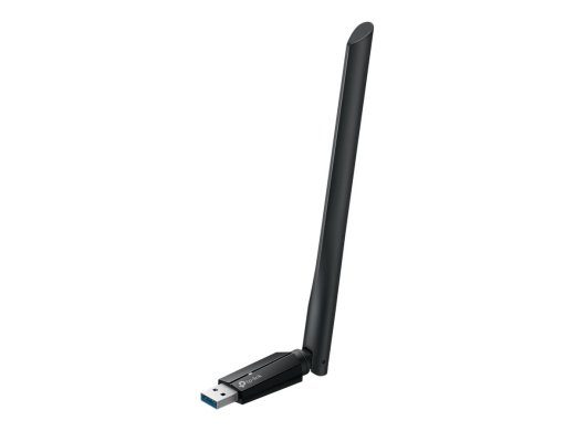 TP-LINK BE6500 Tri-Band Wi-Fi 7 High Gain Wireless USB Adapter Archer TBE400U Plus 2.4 GHz, 5 GHz, 6 GHz 802.11ax MU-MiMO No no PoE Antenna type Hi