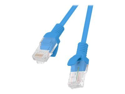 Langberg CAT 5e Ümarkaabel (UTP) 2m Plaatkaabel Sinine RAL 5012