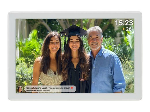Denver PFF-1070W 10.1" Digital Photo Frame White