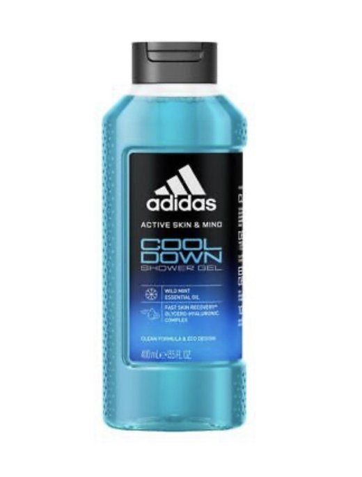 Adidas Aktyvi Oda ir Mintis Atvėsinantis Dušo Gelis 400ml