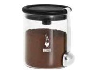 Bialetti Moka hoiustamispurg klaas must läbipaistev