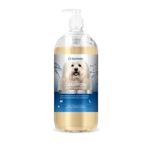 EUROWET Moisturising - šampoon koertele - 1l