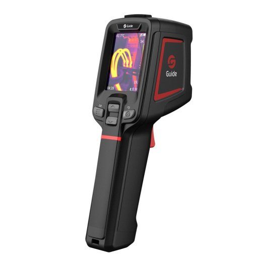 Guide Sensmart E1+ soojuskaamera Vanadiumoksiid jahutamata fokaaltasandi massiivid must 120 x 90 pikslit sisseehitatud LCD-ekraan