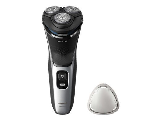 Philips 3000 seeria S3143 must-hõbedane pardliluri trimmer