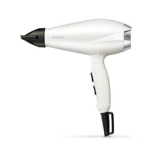 BaByliss 6704WE föön 2000 V must, valge