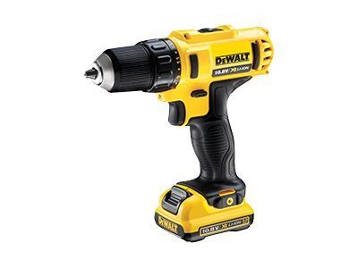 DeWALT DCD710D2-QW 10.8V puur/draiver koos 2 akuga