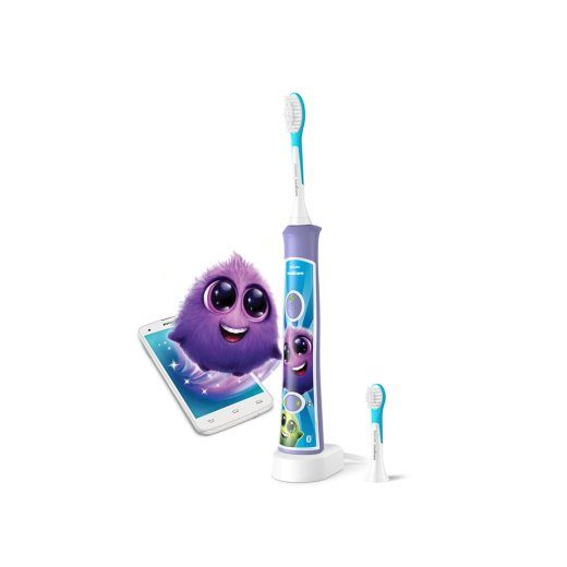 Philips Sonicare For Kids HX6322/12 elektrinis dantų šepetys violetinis