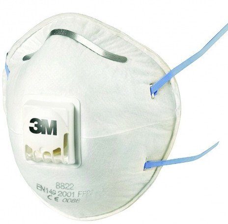 3M 8822C3 FFP2 Tolmumask 3 tükki