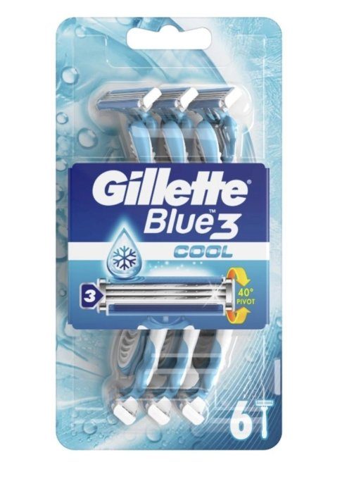 Gillette Blue3 Cool Ühekordseid Habanugisid 6tk