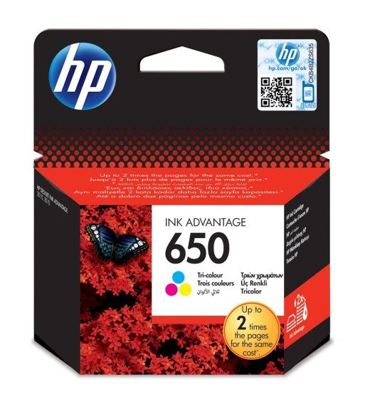 HP 650 Originaal Tsüaani,Magusat,Kollast 1 tk