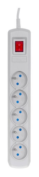 Activejet grey power strip with cord ACJ COMBO /3M/BEZP. AUT/S