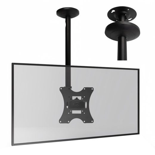 Maclean MC-504A B TV Ceiling Bracket 23-42 "50 - 85 cm 30kg Black