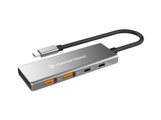Conceptronic HUBBIES15G USB 3.2 Gen 2 (3.1 Gen 2) Type-C 10000 Mbit/s liidesekeskus hall