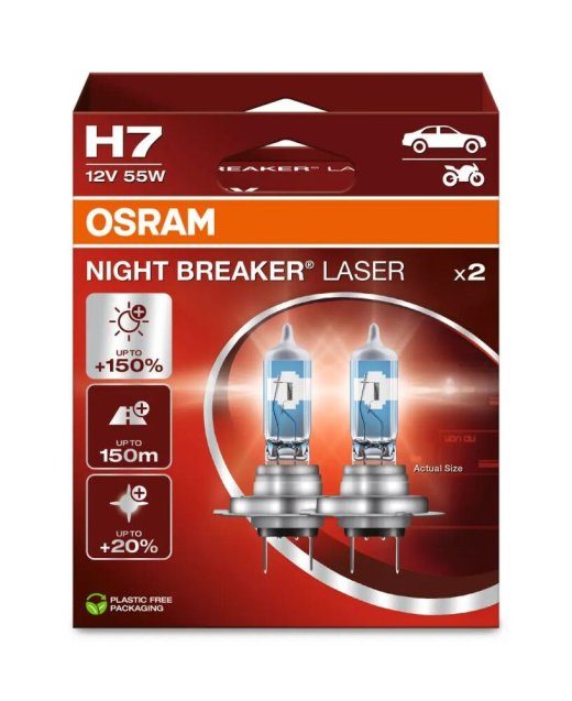 Osram H7 Night Breaker Laser 55W 12V