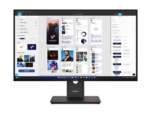 Lenovo ThinkVision T32UD-40 32 colių 4K IPS monitorius 3840 x 2160 HDMI DisplayPort USB-C 75Hz