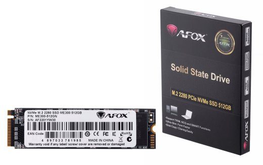 AFOX M.2 PCI-EX4 512GB TLC 1.7 /S NVME